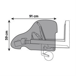 Κουκούλα Μηχανισμοί Τρέιλερ PVC 91x59cm-Lampa-L1593.1 Κουκούλα Μηχανισμοί Τρέιλερ PVC 91x59cm-Lampa-L1593.1