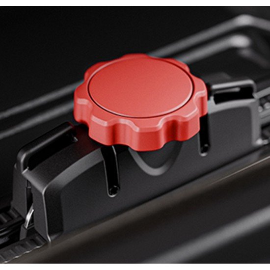 Menabo - Μπαγκαζιέρα Οροφής Satellite 600 Duo Black με Δαγκάνες Crab (Μαύρη / Γυαλιστερή 197,6x94x46,7cm) για Ασφαλή Μεταφορά Φορτίου - 1 τεμ. (16920/MB)-Menabo-16920/MB