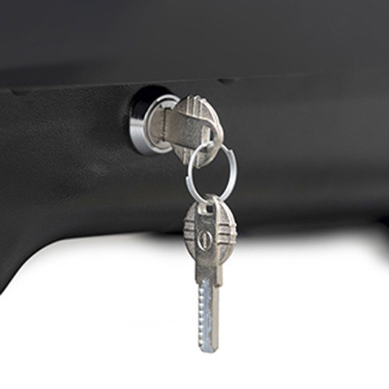 Menabo - Μπαγκαζιέρα Οροφής Satellite 550 Duo Διπλό Άνοιγμα Black με Δαγκάνες Crab (Μαύρη / Γυαλιστερή 198x94x36cm) για Ασφαλή Μεταφορά Φορτίου (16930/MB)-Menabo-16930/MB