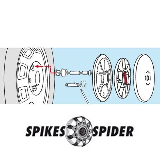 ΑΝΤΑΠΤΟΡΕΣ 17 mm ΓΙΑ SPIKES SPIDER ΑΛΥΣΙΔΕΣ (2 ΤΕΜ.)-Lampa-L1705.0 ΑΝΤΑΠΤΟΡΕΣ 17 mm ΓΙΑ SPIKES SPIDER ΑΛΥΣΙΔΕΣ (2 ΤΕΜ.)-Lampa-L1705.0