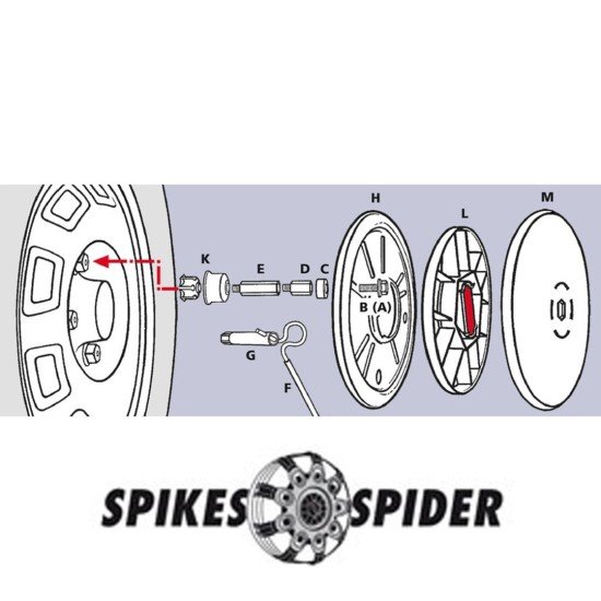ΑΝΤΑΠΤΟΡΕΣ 17 mm ΓΙΑ SPIKES SPIDER ΑΛΥΣΙΔΕΣ (2 ΤΕΜ.)-Lampa-L1705.0 ΑΝΤΑΠΤΟΡΕΣ 17 mm ΓΙΑ SPIKES SPIDER ΑΛΥΣΙΔΕΣ (2 ΤΕΜ.)-Lampa-L1705.0