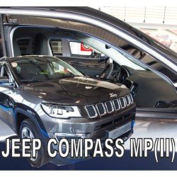 ΑΝΕΜΟΘΡΑΥΣΤΕΣ ΓΙΑ JEEP COMPASS MP II 5D 2017+ ΖΕΥΓΑΡΙ ΑΠΟ ΕΥΚΑΜΠΤΟ ΦΙΜΕ ΠΛΑΣΤΙΚΟ HEKO - 2 ΤΕΜ.-Heko-ΑΝΕΜ.19130