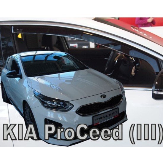 ΑΝΕΜΟΘΡΑΥΣΤΕΣ ΓΙΑ KIA PRO CEED III 5D 2019+ ΖΕΥΓΑΡΙ ΑΠΟ ΕΥΚΑΜΠΤΟ ΦΙΜΕ ΠΛΑΣΤΙΚΟ HEKO - 2 ΤΕΜ.-Heko-ΑΝΕΜ.20186