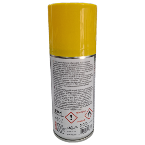 Lampa - Lampa Σπρέι Βαφής Δαγκανών Φρένων Κίτρινο 150ml – Ταχείας Ξήρανσης & Υψηλής Θερμικής Αντοχής (MAX 200°C) - 1 τεμ. (L2137.3)-Lampa-L2137.3