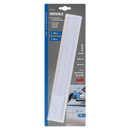 ΠΡΟΣΤΑΤΕΥΤΙΚΑ ΠΡΟΦΥΛΑΚΤΗΡΑ INVISIBLE TRIM ΔΙΑΦΑΝΑ 295x14mm+14x68mm ΠΑΧΟΥΣ 1,5mm ΑΥΤΟΚΟΛΛΗΤΑ 4ΤΕΜ.-Lampa-L2063.8 ΠΡΟΣΤΑΤΕΥΤΙΚΑ ΠΡΟΦΥΛΑΚΤΗΡΑ INVISIBLE TRIM ΔΙΑΦΑΝΑ 295x14mm+14x68mm ΠΑΧΟΥΣ 1,5mm ΑΥΤΟΚΟΛΛΗΤΑ 4ΤΕΜ.-Lampa-L2063.8