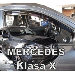 ΑΝΕΜΟΘΡΑΥΣΤΕΣ ΓΙΑ MERCEDES X-KLAS W470 4D 2017+ ΖΕΥΓΑΡΙ ΑΠΟ ΕΥΚΑΜΠΤΟ ΦΙΜΕ ΠΛΑΣΤΙΚΟ HEKO - 2 ΤΕΜ.-Heko-ΑΝΕΜ.23610