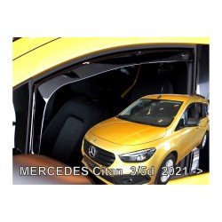 ΑΝΕΜΟΘΡΑΥΣΤΕΣ ΓΙΑ MECEDES CITAN 3/5D 2021+ ΖΕΥΓΑΡΙ ΑΠΟ ΕΥΚΑΜΠΤΟ ΦΙΜΕ ΠΛΑΣΤΙΚΟ HEKO - 2 ΤΕΜ.-Heko-ΑΝΕΜ.23637