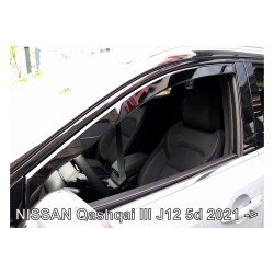 ΑΝΕΜΟΘΡΑΥΣΤΕΣ ΓΙΑ NISSAN QASHQAI J12 5D 2021+ ΖΕΥΓΑΡΙ ΑΠΟ ΕΥΚΑΜΠΤΟ ΦΙΜΕ ΠΛΑΣΤΙΚΟ HEKO - 2 ΤΕΜ.-Heko-ΑΝΕΜ.24310