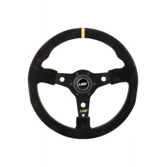 ΤΙΜΟΝΙ RACING CORSA 350mm ΤΡΙΑΚΤΙΝΟ ΣΟΥΕΤ ΜΑΥΡΟ LUISI-Luisi-ΤΙΜ.41052/11/LU ΤΙΜΟΝΙ RACING CORSA 350mm ΤΡΙΑΚΤΙΝΟ ΣΟΥΕΤ ΜΑΥΡΟ LUISI-Luisi-ΤΙΜ.41052/11/LU