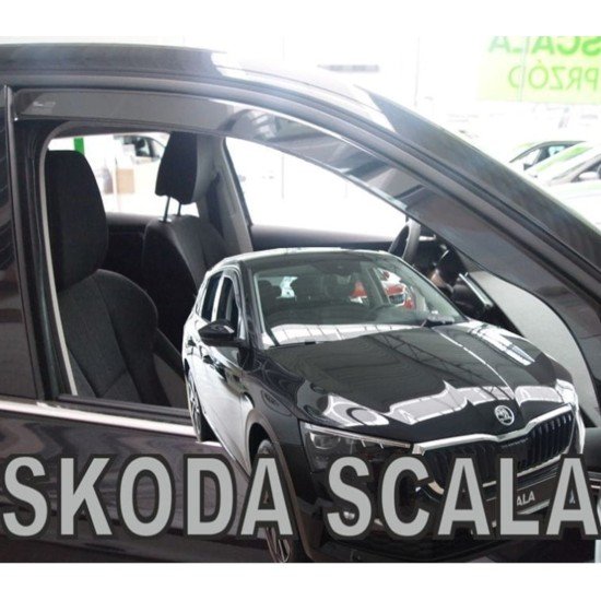 ΑΝΕΜΟΘΡΑΥΣΤΕΣ ΓΙΑ SKODA SCALA 5D 2019+ ΖΕΥΓΑΡΙ ΑΠΟ ΕΥΚΑΜΠΤΟ ΦΙΜΕ ΠΛΑΣΤΙΚΟ HEKO - 2 ΤΕΜ.-Heko-ΑΝΕΜ.28352