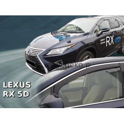 ΑΝΕΜΟΘΡΑΥΣΤΕΣ ΓΙΑ LEXUS RX 5D 2016+   ΖΕΥΓΑΡΙ ΑΥΤΟΚΙΝΗΤΟΥ ΑΠΟ ΕΥΚΑΜΠΤΟ ΦΙΜΕ ΠΛΑΣΤΙΚΟ HEKO - 2 ΤΕΜ.-Heko-ΑΝΕΜ.30024
