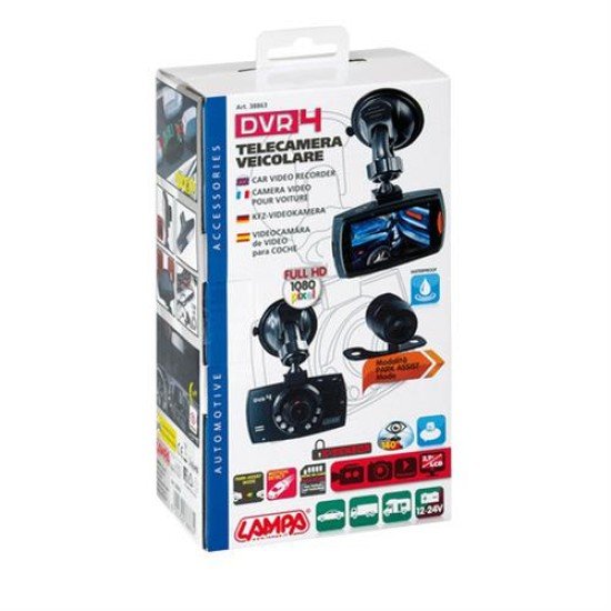 Κάμερα Αυτοκινήτου DVR-4 με οθόνη 1080PIXEL 2,7 INCH LCD και σύστημα παρκαρίσματος 12V 88x54x37mm-Lampa-L3886.3 Κάμερα Αυτοκινήτου DVR-4 με οθόνη 1080PIXEL 2,7 INCH LCD και σύστημα παρκαρίσματος 12V 88x54x37mm-Lampa-L3886.3