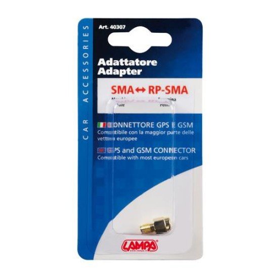 ΑΝΤΑΠΤΟΡΑΣ ΚΕΡΑΙΑΣ GPS SMA/RP-SMA (ΑΠΟ ΑΡΣΕΝΙΚΟ ΣΕ ΘΗΛΥΚΟ)-Lampa-L4030.7 ΑΝΤΑΠΤΟΡΑΣ ΚΕΡΑΙΑΣ GPS SMA/RP-SMA (ΑΠΟ ΑΡΣΕΝΙΚΟ ΣΕ ΘΗΛΥΚΟ)-Lampa-L4030.7