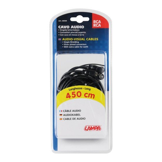 ΚΑΛΩΔΙΟ RCA-RCA 450cm-Lampa-L4050.9 ΚΑΛΩΔΙΟ RCA-RCA 450cm-Lampa-L4050.9