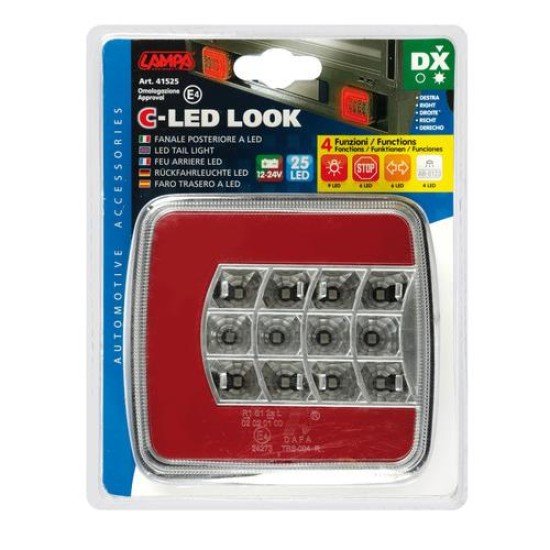 ΔΕΞΙ ΠΙΣΩ ΦΑΝΑΡΙ 12/24V C-LED LOOK (25 LED) - 1ΤΕΜ.-Lampa-L4152.5 ΔΕΞΙ ΠΙΣΩ ΦΑΝΑΡΙ 12/24V C-LED LOOK (25 LED) - 1ΤΕΜ.-Lampa-L4152.5