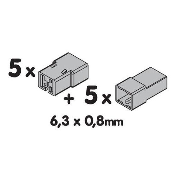 Περίβλημα 2 Θέσεων για Ασφάλειες 6,3x0.8mm (10τεμ)-Lampa-4505.9-LM Περίβλημα 2 Θέσεων για Ασφάλειες 6,3x0.8mm (10τεμ)-Lampa-4505.9-LM
