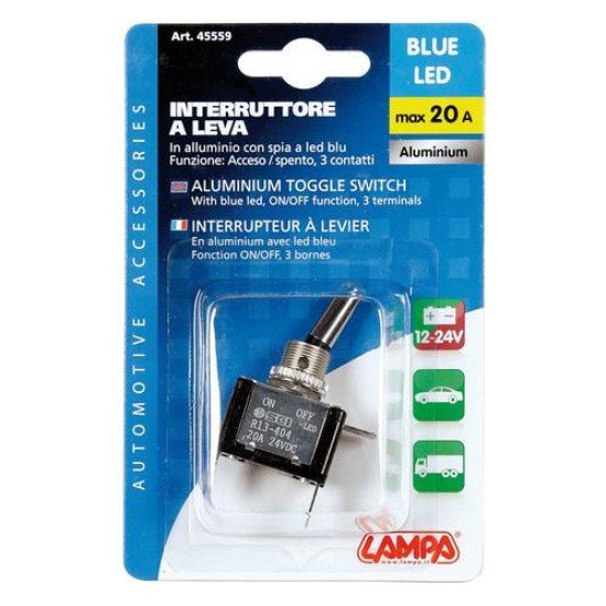 ΔΙΑΚΟΠΤΗΣ ΑΕΡΟΠΟΡΙΚΟΥ ΤΥΠΟΥ 2 ΘΕΣΕΩΝ 12,2mm 12V 20A ΜΕ LED ΜΠΛΕ-Lampa-L4555.9 ΔΙΑΚΟΠΤΗΣ ΑΕΡΟΠΟΡΙΚΟΥ ΤΥΠΟΥ 2 ΘΕΣΕΩΝ 12,2mm 12V 20A ΜΕ LED ΜΠΛΕ-Lampa-L4555.9