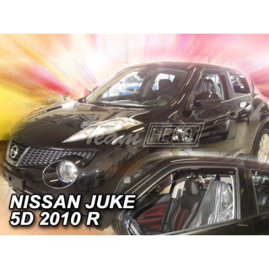 ΑΝΕΜΟΘΡΑΥΣΤΕΣ ΓΙΑ NISSAN JUKE 5D 2010-2020 ΖΕΥΓΑΡΙ ΑΠΟ ΕΥΚΑΜΠΤΟ ΦΙΜΕ ΠΛΑΣΤΙΚΟ HEKO - 2 ΤΕΜ.-Heko-ΑΝΕΜ.24276