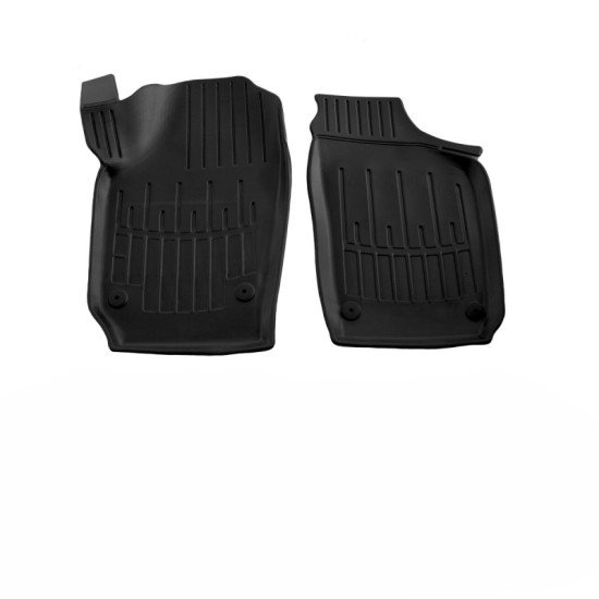 Race Axion - Πατάκια Για Seat Ibiza (6L) 2002-2008 & Cordoba (6L) 2002-2009 & Skoda Fabia (6Y) 1999-2007 & VW Polo (9N) 2001-2009 5πορτο Λάστιχο Σκαφάκια Προστατευτικά Με Κουμπώματα υλικό Λάστιχο για Επιβατικά Αυτοκίνητα - 2 τεμ. (5020062/ST)-