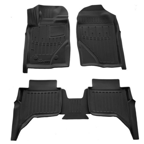 Race Action - Πατάκια Λάστιχο σε Σκάφη  με Volkswagen Amarok 07/2020> 4πορτο Double Cab / Pick up - 5 τεμ. (5024445/ST)-Race Axion-5024445/ST