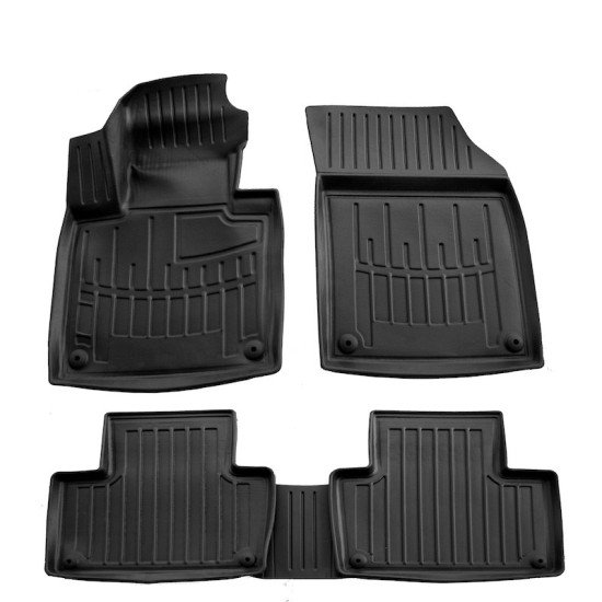 Race Axion - Πατάκια Για Volvo XC90 (II) 2014-2024 5πορτο Λάστιχο Σκαφάκια Προστατευτικά Με Κουμπώματα για Επιβατικά Αυτοκίνητα - 5 τεμ. (5037045/ST)-Race Axion-5037045/ST