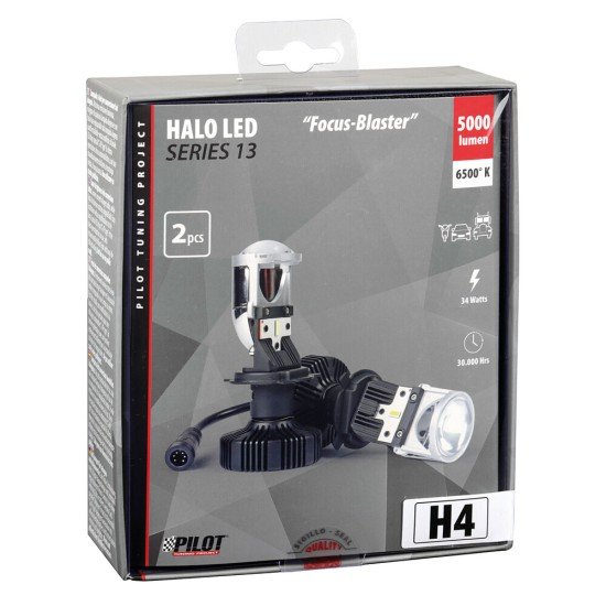 H4 9>32V 6.500K 5.000lm 34W P43t FOCUS-BLASTER HALO LED SERIES 13 G-XP SPECIAL CHIPS LED KIT 2ΤΕΜ.-Lampa-L5780.3