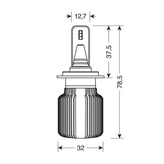 H7 9-32V PX26d 6LED 6.500K 4.000lm 20W SEOUL CSP-Y19chips HALO LED BLADE 1ΤΕΜ.-Lampa-L5780.8 H7 9-32V PX26d 6LED 6.500K 4.000lm 20W SEOUL CSP-Y19chips HALO LED BLADE 1ΤΕΜ.-Lampa-L5780.8