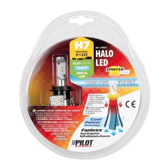 Η7 9-32V 20W PX26d 5700K 2800lm HALO LED STRIP-COOL 1ΤΕΜ BLISTER-Lampa-L5782.1 Η7 9-32V 20W PX26d 5700K 2800lm HALO LED STRIP-COOL 1ΤΕΜ BLISTER-Lampa-L5782.1