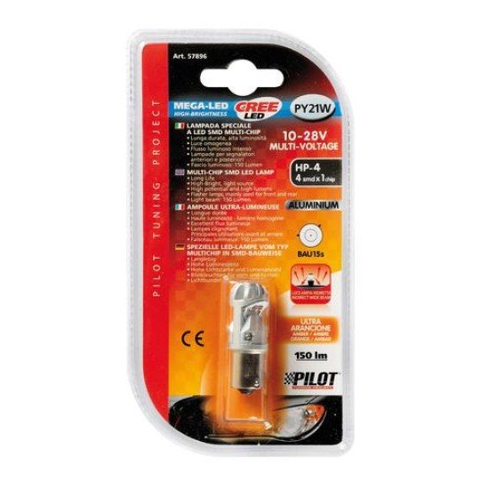P21/5W 10-28V BAY15d CREE MEGA-LED 150LM ΔΙΑΘΛΑΣΗΣ ΠΟΡΤΟΚΑΛΙ (ΜΟΝΟΠΟΛΙΚΟ-ΠΑΡΑΚΕΝΤΡΟ) BLISTER 1ΤΕΜ.-Lampa-L5789.6 P21/5W 10-28V BAY15d CREE MEGA-LED 150LM ΔΙΑΘΛΑΣΗΣ ΠΟΡΤΟΚΑΛΙ (ΜΟΝΟΠΟΛΙΚΟ-ΠΑΡΑΚΕΝΤΡΟ) BLISTER 1ΤΕΜ.-Lampa-L5789.6