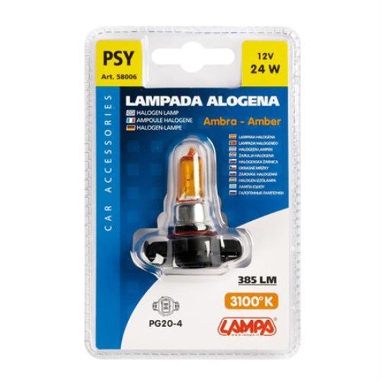 PSY24W 12V 24W 385lm PG20-4 STANDARD LINE ΠΟΡΤΟΚΑΛΙ 1ΤΕΜ. ΣΕ ΚΟΥΤΑΚΙ-Lampa-L5800.6 PSY24W 12V 24W 385lm PG20-4 STANDARD LINE ΠΟΡΤΟΚΑΛΙ 1ΤΕΜ. ΣΕ ΚΟΥΤΑΚΙ-Lampa-L5800.6