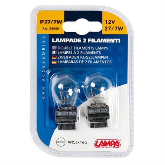 P27/7W 12V 27/7W W2,5x16q STANDAR LINE ΑΛΟΓΟΝΟΥ 2ΤΕΜ. BLISTER-Lampa-L5808.9 P27/7W 12V 27/7W W2,5x16q STANDAR LINE ΑΛΟΓΟΝΟΥ 2ΤΕΜ. BLISTER-Lampa-L5808.9