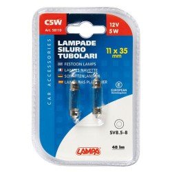 ΛΑΜΠΑ ΣΩΛΗΝΩΤΗ C5W/12V SV8,5x8 11X35mm-Lampa-L5811.0 ΛΑΜΠΑ ΣΩΛΗΝΩΤΗ C5W/12V SV8,5x8 11X35mm-Lampa-L5811.0