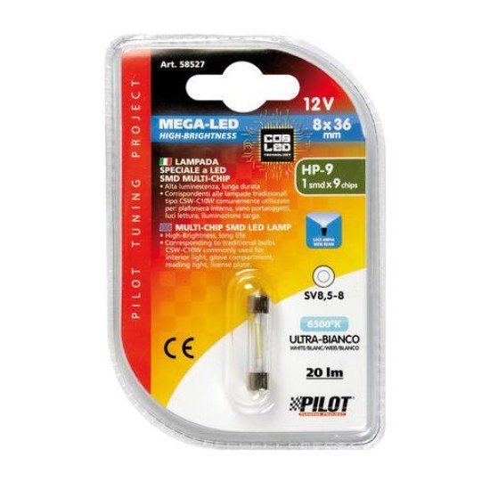 ΛΑΜΠΑΚΙ ΠΛΑΦΟΝΙΕΡΑΣ 12V 8x36mm 20lm ΛΕΥΚΟ MEGA-LED9 COB (ΔΙΠΛΗΣ ΠΟΛΙΚΟΤΗΤΑΣ- CAN-BUS) BLISTER 1ΤΕΜ.-Lampa-L5852.7 ΛΑΜΠΑΚΙ ΠΛΑΦΟΝΙΕΡΑΣ 12V 8x36mm 20lm ΛΕΥΚΟ MEGA-LED9 COB (ΔΙΠΛΗΣ ΠΟΛΙΚΟΤΗΤΑΣ- CAN-BUS) BLISTER 1ΤΕΜ.-Lampa-L5852.7