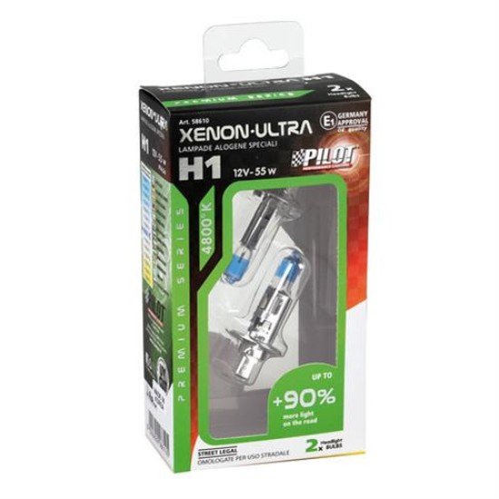 H1 12V 55W P14,5s ΛΑΜΠΑ XENON ULTRA 4.800K +90%  2ΤΕΜ.-Lampa-L5861.0 H1 12V 55W P14,5s ΛΑΜΠΑ XENON ULTRA 4.800K +90%  2ΤΕΜ.-Lampa-L5861.0