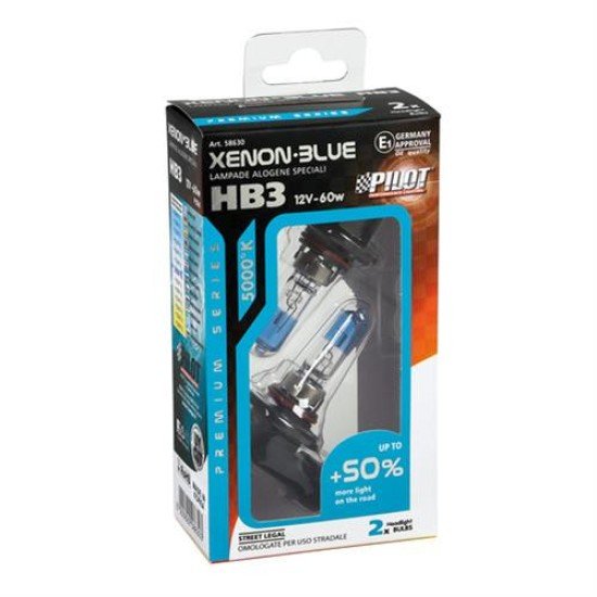 HB3 12V 60W P20d XENON BLUE 5.000K +50% 2ΤΕΜ-Lampa-L5863.0 HB3 12V 60W P20d XENON BLUE 5.000K +50% 2ΤΕΜ-Lampa-L5863.0