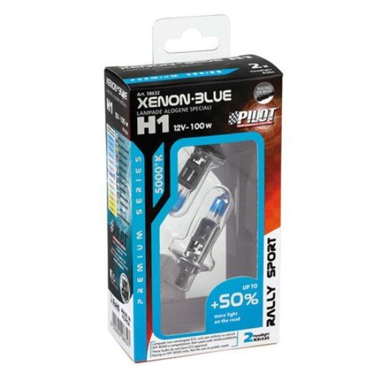 H1 12V 100W P14,5s XENON BLUE 5.000K +50% 2ΤΕΜ.-Lampa-L5863.2 H1 12V 100W P14,5s XENON BLUE 5.000K +50% 2ΤΕΜ.-Lampa-L5863.2