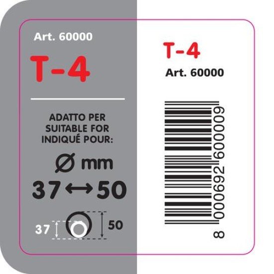 ΑΚΡΟ ΕΞΑΤΜΙΣΗΣ T4 37-50mm ΚΟΦΤΟ-Lampa-L6000.0