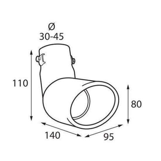 ΑΚΡΟ ΕΞΑΤΜΙΣΗΣ ΓΙΑ SMART ΛΟΞΟ Φ30-45mm-Lampa-L6000.2 ΑΚΡΟ ΕΞΑΤΜΙΣΗΣ ΓΙΑ SMART ΛΟΞΟ Φ30-45mm-Lampa-L6000.2