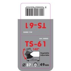 ΑΚΡΟ ΕΞΑΤΜΙΣΗΣ TS-61 37-49mm - ΛΟΞΟ 140 ΜΟΙΡΕΣ-Lampa-L6004.5 ΑΚΡΟ ΕΞΑΤΜΙΣΗΣ TS-61 37-49mm - ΛΟΞΟ 140 ΜΟΙΡΕΣ-Lampa-L6004.5