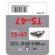 ΑΚΡΟ ΕΞΑΤΜΙΣΗΣ TS-47 Φ 32-50 - ΔΙΠΛΗ ΑΠΟΛΗΞΗ-Lampa-L6009.8 ΑΚΡΟ ΕΞΑΤΜΙΣΗΣ TS-47 Φ 32-50 - ΔΙΠΛΗ ΑΠΟΛΗΞΗ-Lampa-L6009.8