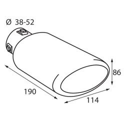 ΑΚΡΟ ΕΞΑΤΜΙΣΗΣ TS-56 Φ38-52mm-Lampa-L6010.8 ΑΚΡΟ ΕΞΑΤΜΙΣΗΣ TS-56 Φ38-52mm-Lampa-L6010.8
