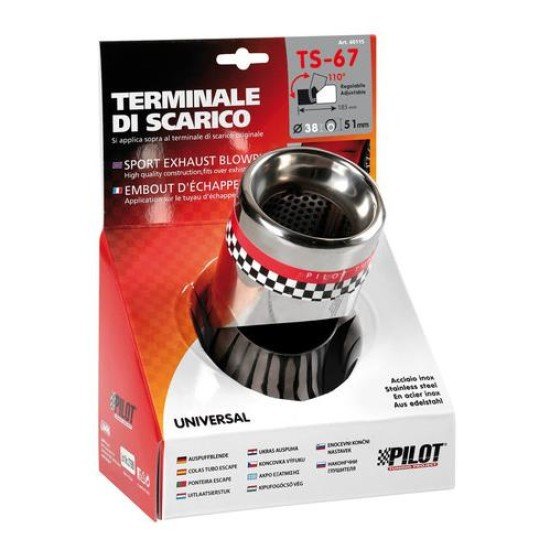 ΑΚΡΟ ΕΞΑΤΜΙΣΗΣ TS-67 40-55mm ΛΟΞΟ 110 ΜΟΙΡΕΣ-Lampa-L6011.5 ΑΚΡΟ ΕΞΑΤΜΙΣΗΣ TS-67 40-55mm ΛΟΞΟ 110 ΜΟΙΡΕΣ-Lampa-L6011.5