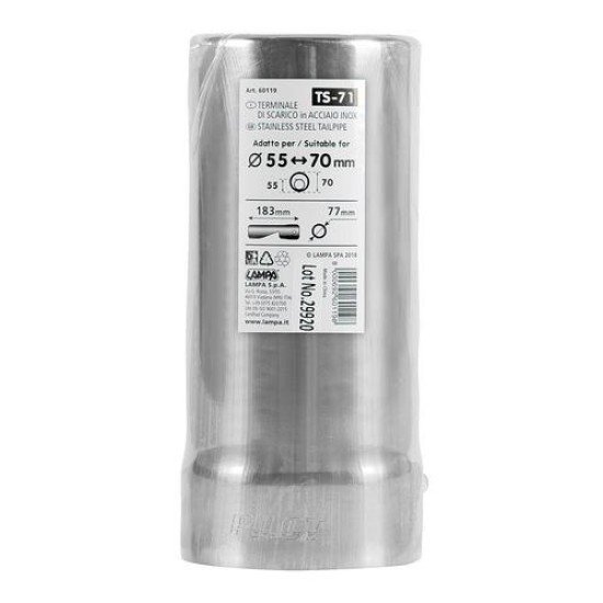 ΑΚΡΟ ΕΞΑΤΜΙΣΗΣ TS-71 50-76mm ΚΟΜΜΕΝΟ-Lampa-L6011.9 ΑΚΡΟ ΕΞΑΤΜΙΣΗΣ TS-71 50-76mm ΚΟΜΜΕΝΟ-Lampa-L6011.9