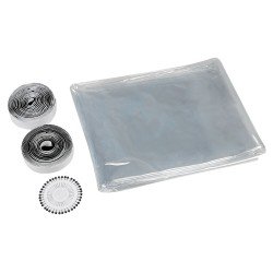 Lampa - Διαχωριστικό Προστατευτικό Νάιλον Καμπίνας Taxi Sicuro 200x120cm για διαχωρισμό οδηγού και επιβατών με εύκολη τοποθέτηση χωρίς τρύπημα και καθολική εφαρμογή - 1 Τεμ. (L6044.7)-Lampa-L6044.7