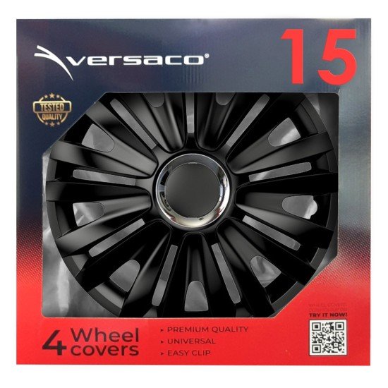 ΤΑΣΙΑ 15" ROYAL RC BLACK  ΣΕΤ  ΣΕ ΚΟΥΤΙ - 4 ΤΕΜ-Amio-6162/AM