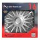 ΤΑΣΙΑ 16" CRYSTAL ΑΣΗΜΙ  ΣΕΤ 4 ΤΕΜ ΣΕ ΚΟΥΤΙ-Amio-6322/AM ΤΑΣΙΑ 16" CRYSTAL ΑΣΗΜΙ  ΣΕΤ 4 ΤΕΜ ΣΕ ΚΟΥΤΙ-Amio-6322/AM