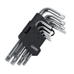 TORX ΚΛΕΙΔΙΑ 9 ΤΕΜΑΧΙΩΝ (T10/15/20/25/27/30/40/45/50)  ΧΡΩΜΙΟ-ΒΑΝΑΔΙΟ (CRV)-Lampa-L6600.4 TORX ΚΛΕΙΔΙΑ 9 ΤΕΜΑΧΙΩΝ (T10/15/20/25/27/30/40/45/50)  ΧΡΩΜΙΟ-ΒΑΝΑΔΙΟ (CRV)-Lampa-L6600.4