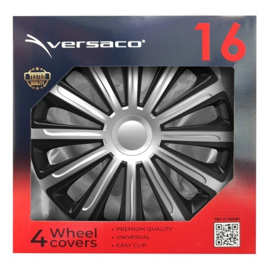ΤΑΣΙΑ 16" HUBCAP TREND SILVER BLACK - ΣΕΤ ΣΕ ΚΟΥΤΙ - 4 ΤΕΜ.-Amio-6858/AM ΤΑΣΙΑ 16" HUBCAP TREND SILVER BLACK - ΣΕΤ ΣΕ ΚΟΥΤΙ - 4 ΤΕΜ.-Amio-6858/AM