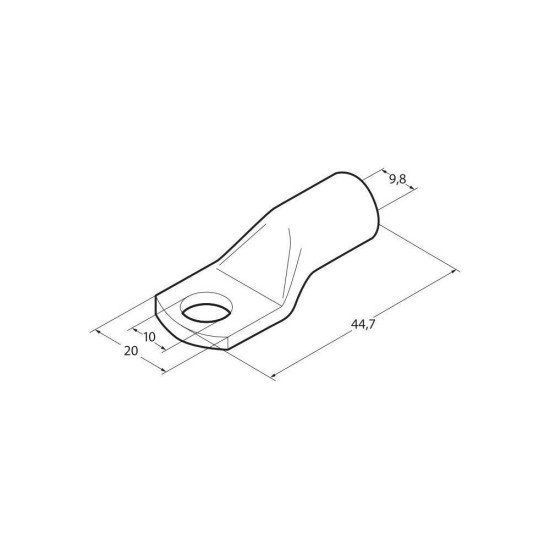 ΑΚΡΟΔΕΚΤΕΣ ΚΑΛΩΔΙΩΝ ΜΠΑΤΑΡΙΑΣ 50mm²  ΜΕ ΤΡΥΠΑ 10mm 5ΤΕΜ-Lampa-L6992.0 ΑΚΡΟΔΕΚΤΕΣ ΚΑΛΩΔΙΩΝ ΜΠΑΤΑΡΙΑΣ 50mm²  ΜΕ ΤΡΥΠΑ 10mm 5ΤΕΜ-Lampa-L6992.0