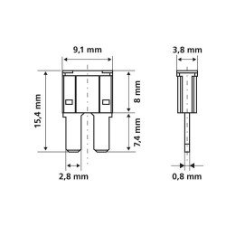 ΑΣΦΑΛΕΙΕΣ ΣΕ ΚΑΡΤΕΛΑ ΣΕΤ 10ΤΕΜ. MICRO-DUE 12/32V-Lampa-L7008.1 ΑΣΦΑΛΕΙΕΣ ΣΕ ΚΑΡΤΕΛΑ ΣΕΤ 10ΤΕΜ. MICRO-DUE 12/32V-Lampa-L7008.1